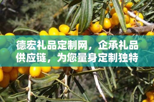 德宏礼品定制网，企承礼品供应链，为您量身定制独特礼品