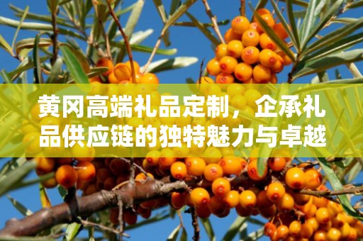 黄冈高端礼品定制，企承礼品供应链的独特魅力与卓越服务