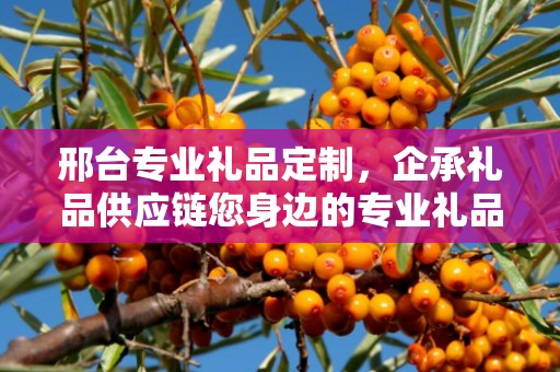 邢台专业礼品定制，企承礼品供应链您身边的专业礼品定制公司