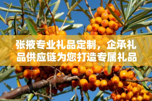 张掖专业礼品定制，企承礼品供应链为您打造专属礼品