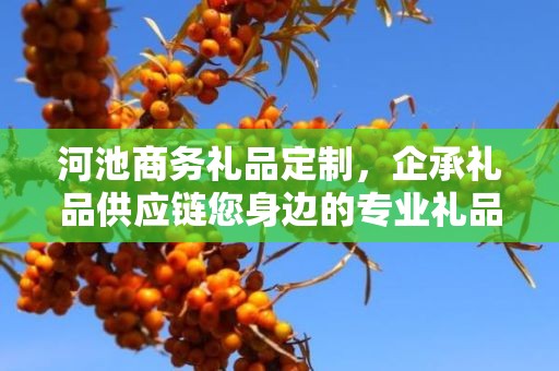 河池商务礼品定制，企承礼品供应链您身边的专业礼品定制公司
