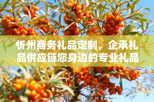 忻州商务礼品定制，企承礼品供应链您身边的专业礼品定制公司