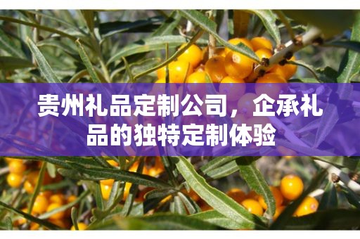贵州礼品定制公司，企承礼品的独特定制体验