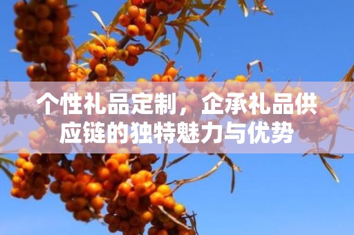 个性礼品定制，企承礼品供应链的独特魅力与优势
