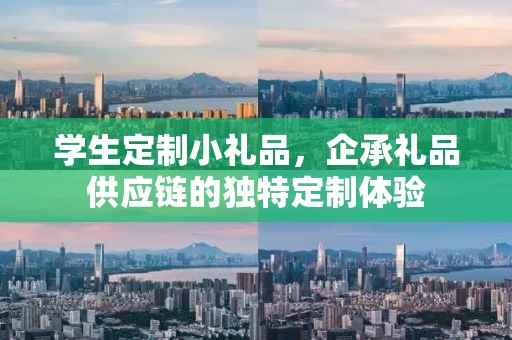学生定制小礼品，企承礼品供应链的独特定制体验