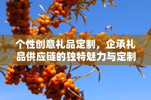 个性创意礼品定制，企承礼品供应链的独特魅力与定制之旅