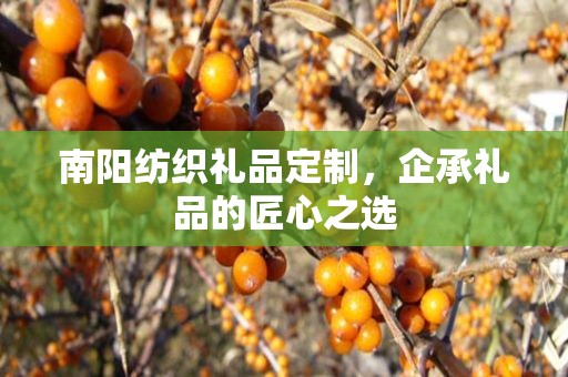 南阳纺织礼品定制，企承礼品的匠心之选
