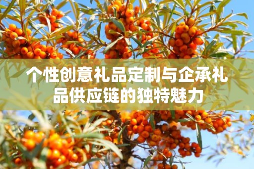 个性创意礼品定制与企承礼品供应链的独特魅力
